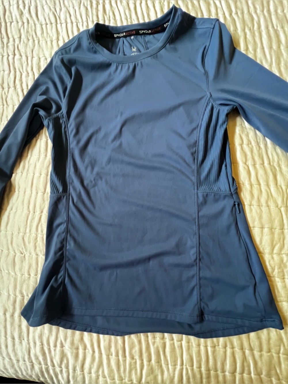 SPYDER FITTED ACTIVEWEAR LADIES SIZE S/P BEAUTIFUL SHADE OF BLUE - Picture 11 of 13